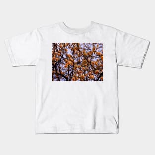 Peach flowers spring colors photography Kids T-Shirt